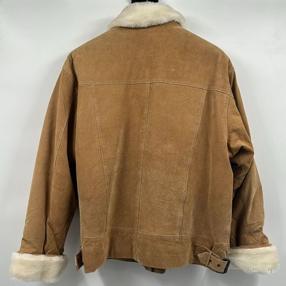 North West Territory Womens Genuine Leather Jacket Large - Picture 2 of 10